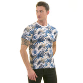 Beige and Navy T Shirts